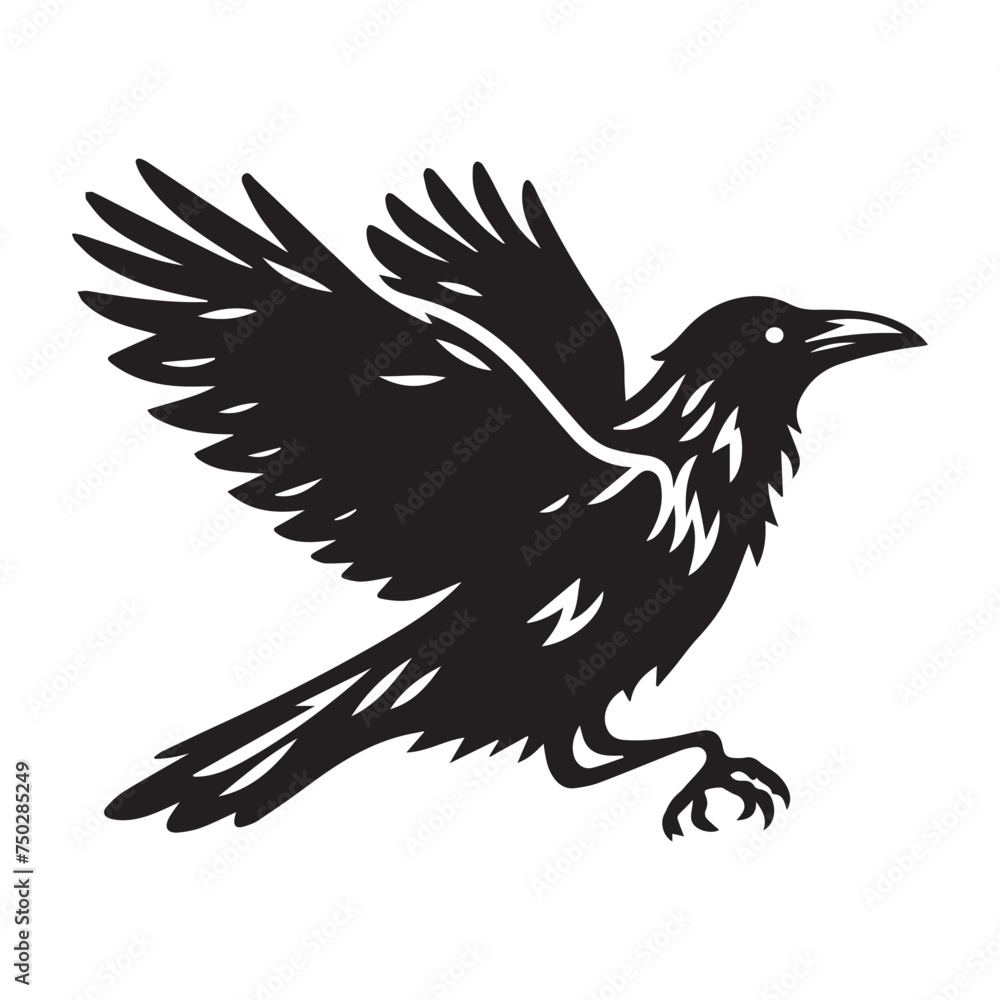 crow silhouette crow silhouette