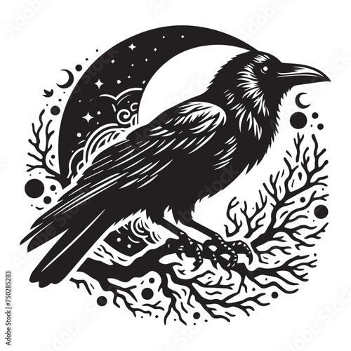 crow silhouette