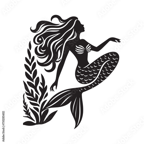 mermaid silhouette