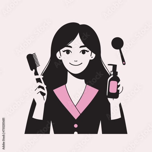 woman applying make up