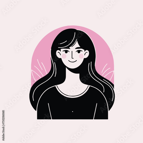 girl with hair