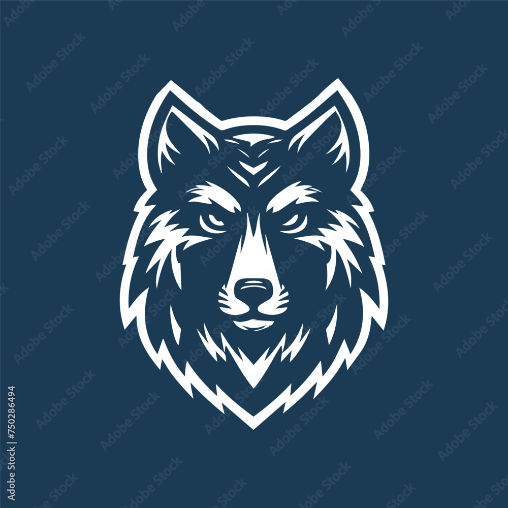 Obraz premium wolf head icon