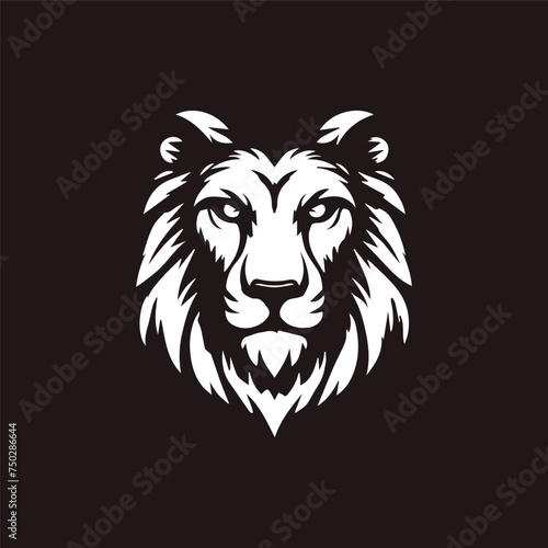 lion head vector illustration © creativediastudio