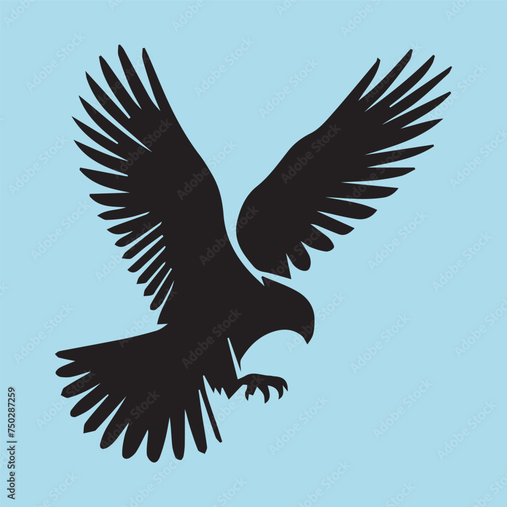 Fototapeta premium eagle flying in the sky