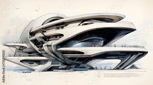 a futuristic house, futuristic modern house plans © Gomez