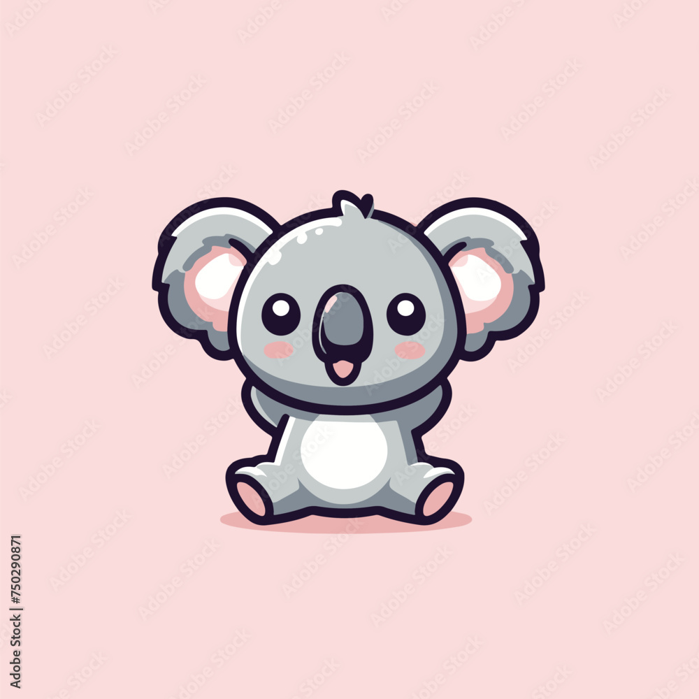 cute cartoon vector koala