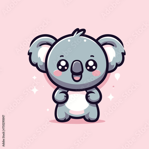 Fototapeta Naklejka Na Ścianę i Meble -  koala  vector cute cartoon 