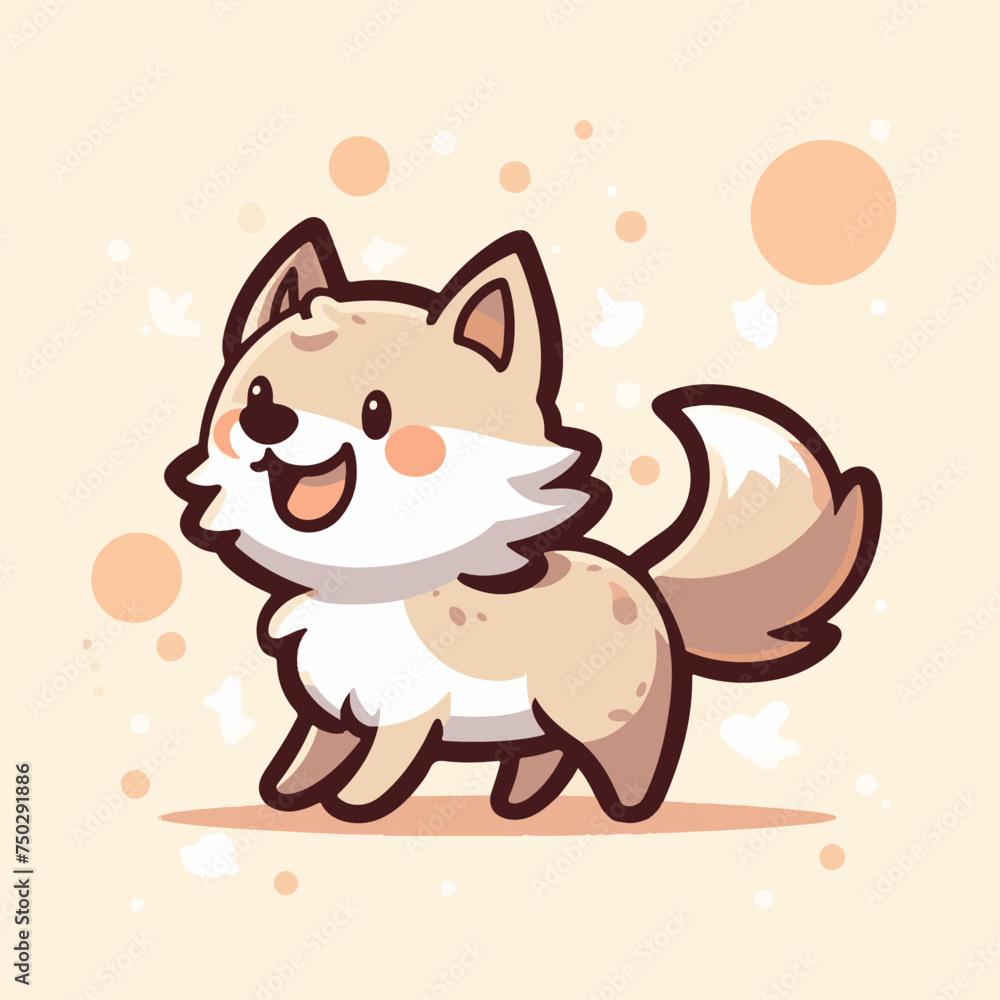 Fototapeta premium cute kids cat cartoon vector illustration