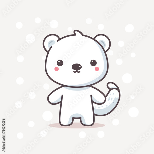 polar bear cute cartoon