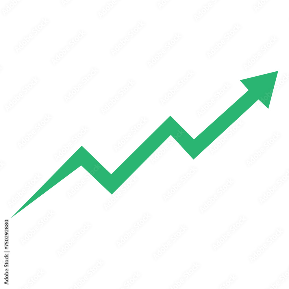 Growth Trend Chart icon vecto set. Profit graph illustration sign collection. up arrow symbol or logo. Growth Trend Chart icon vecto set. Profit graph illustration sign collection. up arrow symbol or logo.