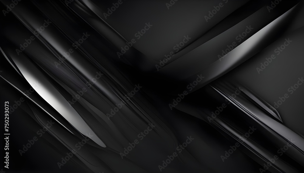 Obraz premium abstract elegant dark design for desktop background wallpaper, black, grey, deep theme