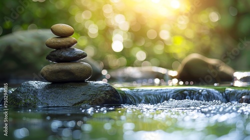 essence of self-care through the ritual of morning meditation in a serene environment