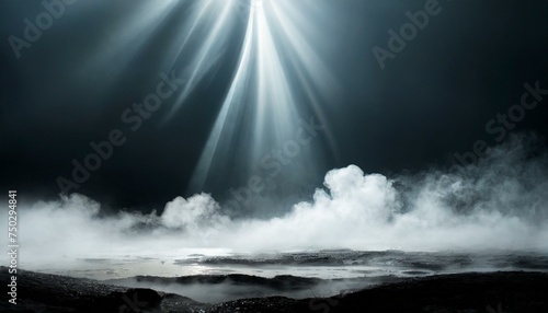 Smoke black ground fog cloud floor mist background steam dust dark white horror overlay.