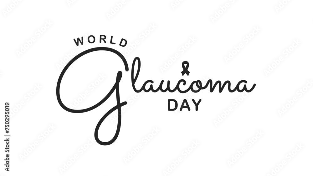 World Glaucoma Day Text Animation. Great for World Glaucoma Day Celebrations, for banner, social media feed wallpaper stories. World Glaucoma Day Text Animation. Great for World Glaucoma Day Celebrations, for banner, social media feed wallpaper stories.