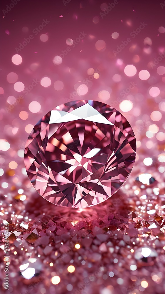 Pink crystal Pink crystal