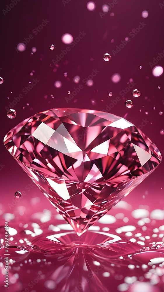 Pink crystal Pink crystal