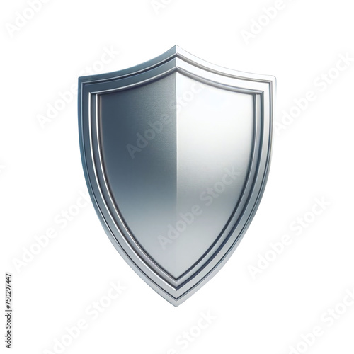 Defender of Data: A Silver Shield Representing Cybersecurity