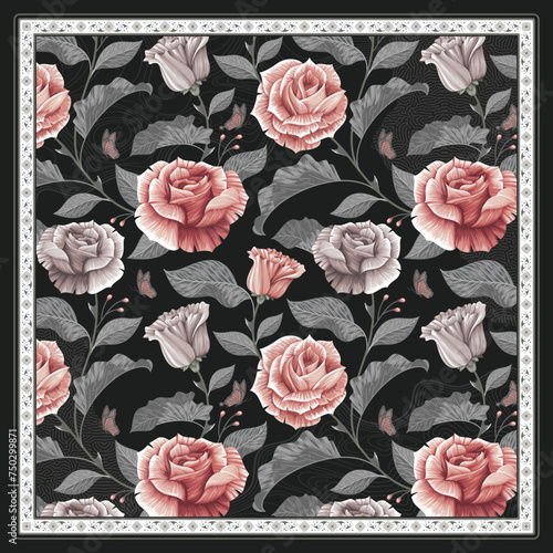 beautiful floral hijab design 10