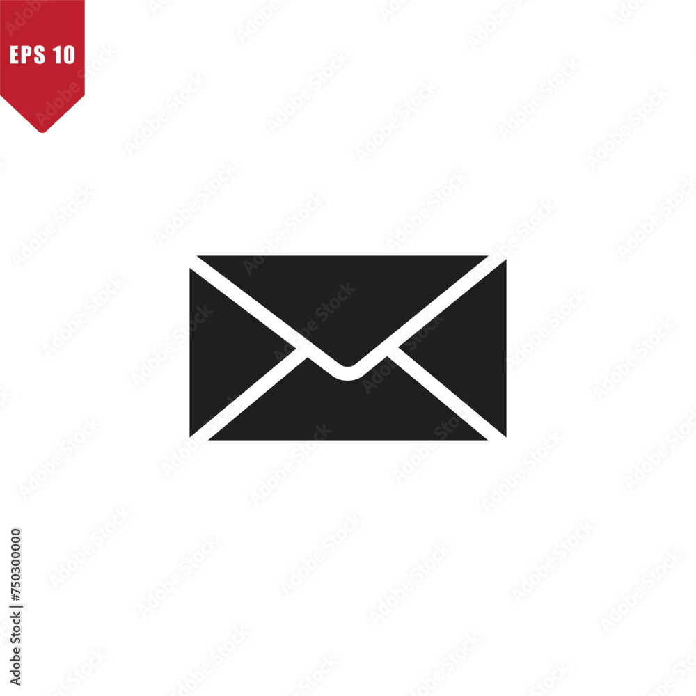 Envelope icon vector logo design template Envelope icon vector logo design template