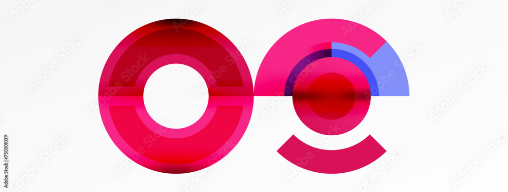 Round elements and circles geometric minimal composition background. Vector Illustration For Wallpaper, Banner, Background, Card, Book Illustration, landing page Round elements and circles geometric minimal composition background. Vector Illustration For Wallpaper, Banner, Background, Card, Book Illustration, landing page