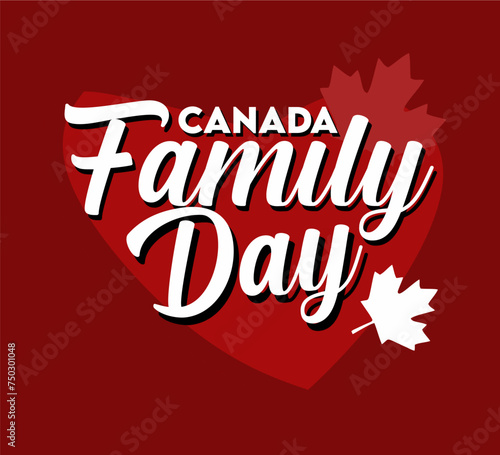 happy celebrate canada family day