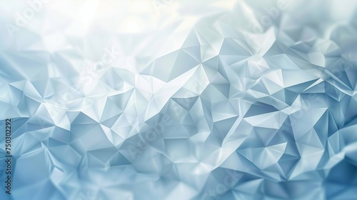 abstract light silver Polygonal background.