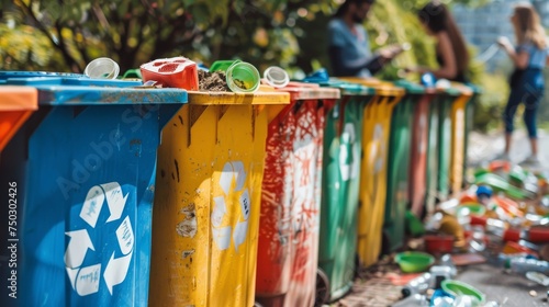 Eco-friendly practices in recycling and waste management driven by technology