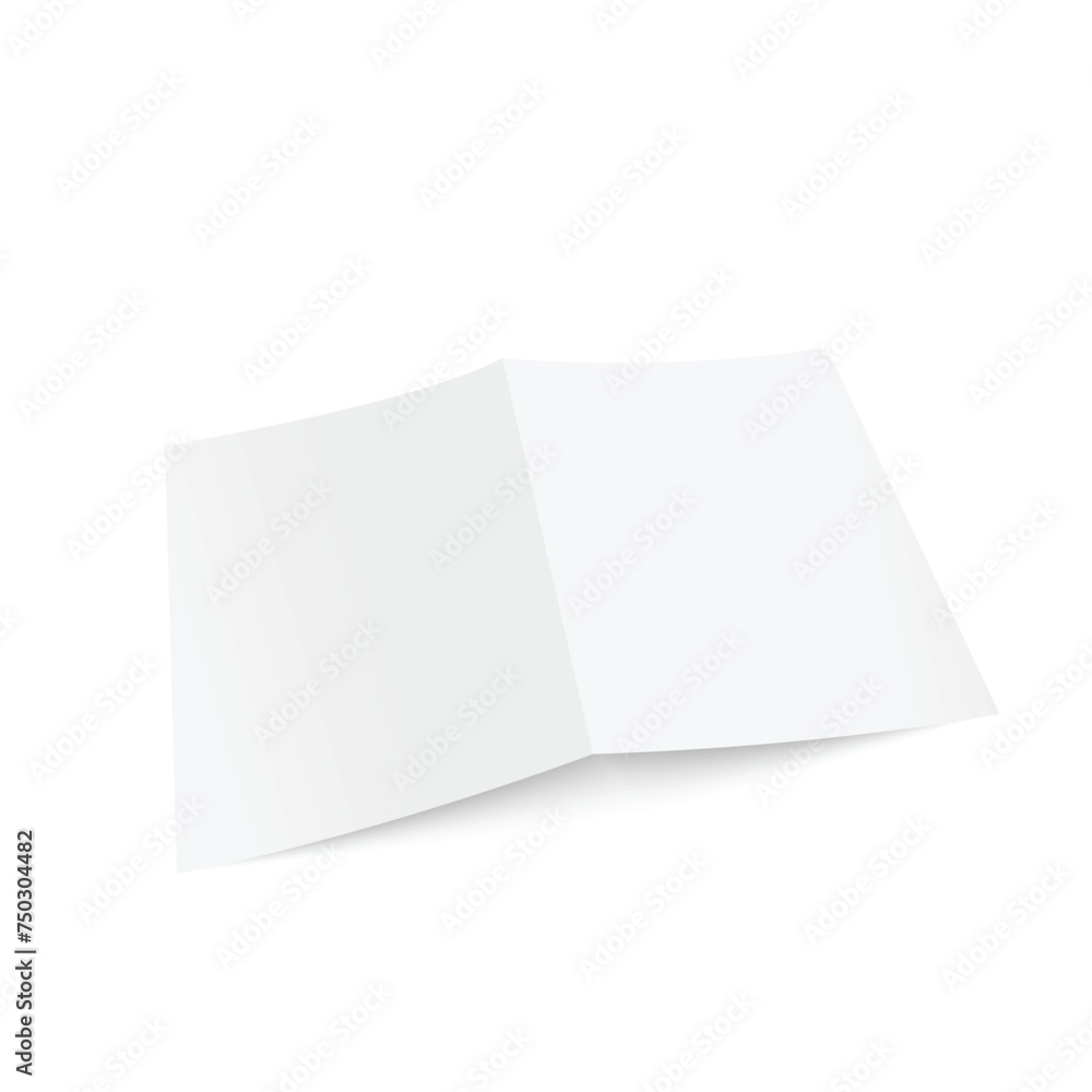A4 half-fold blank template design. Flyer with copy space. Vector A4 half-fold blank template design. Flyer with copy space. Vector