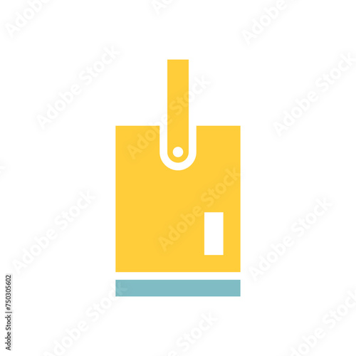 学校に持って行くカバンのベクターアイコン