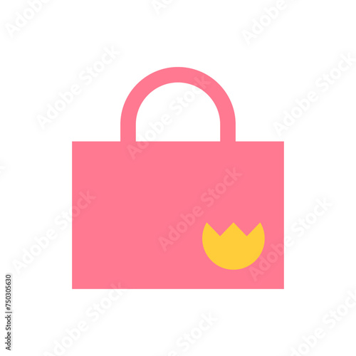 学校に持って行くカバンのベクターアイコン