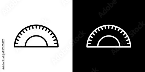 分度器のベクターアイコン