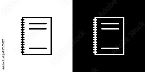 バインダーノートのベクターアイコン