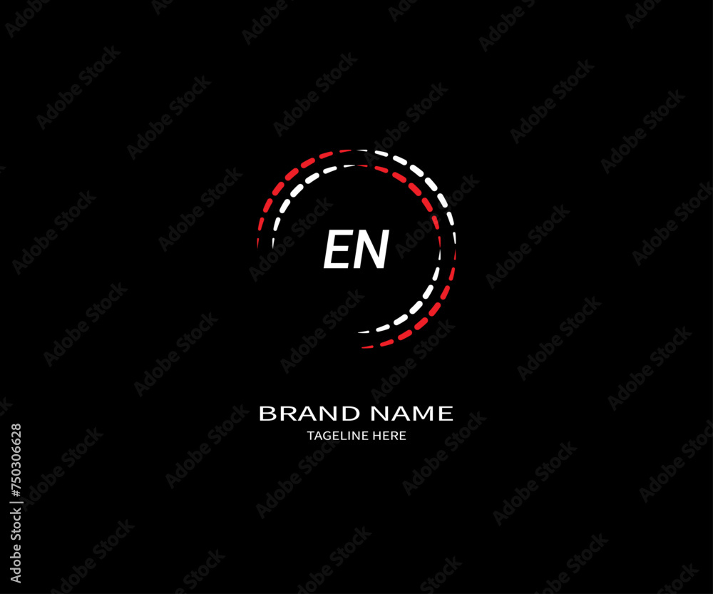 EN letter logo design. EN creative initials letter logo concept. EN icon design. EN EN letter logo design. EN creative initials letter logo concept. EN icon design. EN
