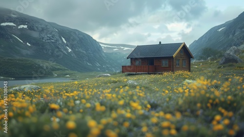 Cozy Cabin Retreat in Norwegian Wilderness