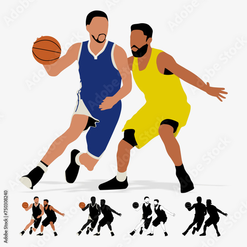 Basket Player Vector Image And Illustration