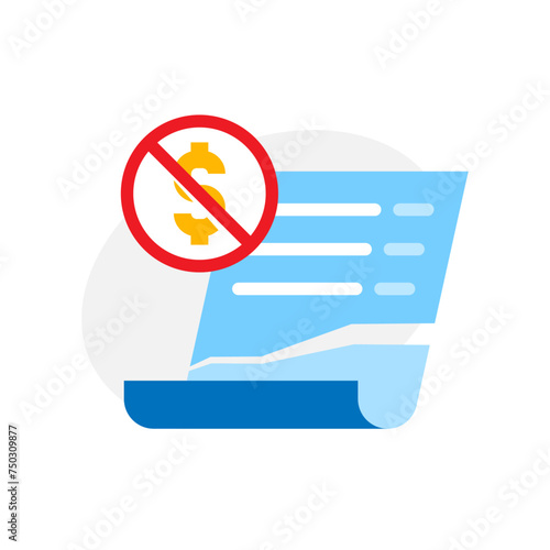 discounted prices, no additional costs concept illustration flat design vector. simple modern graphic element for landing page ui, infographic, icon