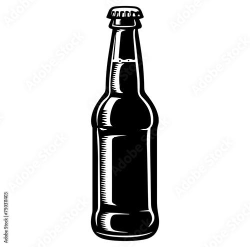 glass beer bottle icon shape symbol