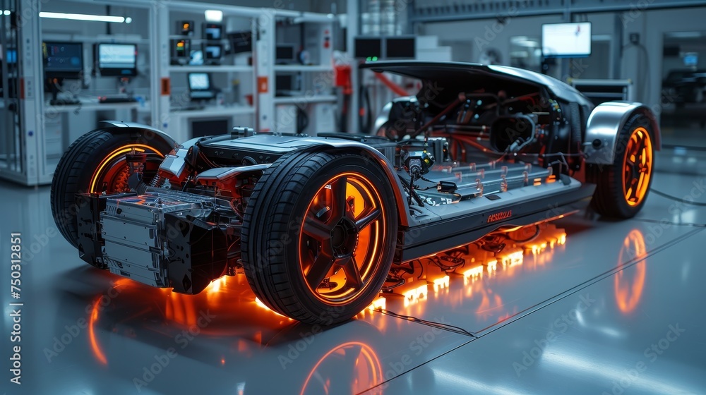Cutting-edge electric vehicle (EV) technology, illustrating the advancement of renewable energy and sustainability Cutting-edge electric vehicle (EV) technology, illustrating the advancement of renewable energy and sustainability