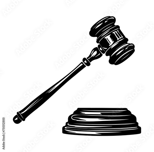 Judge gavel icon