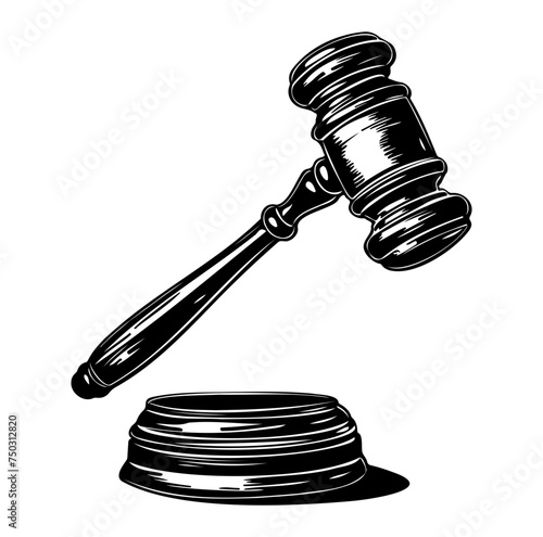 Judge gavel icon