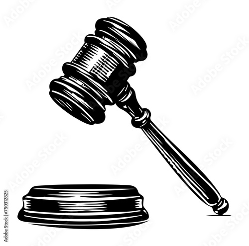 Judge gavel icon