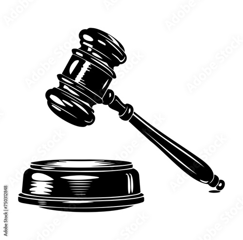 Judge gavel icon