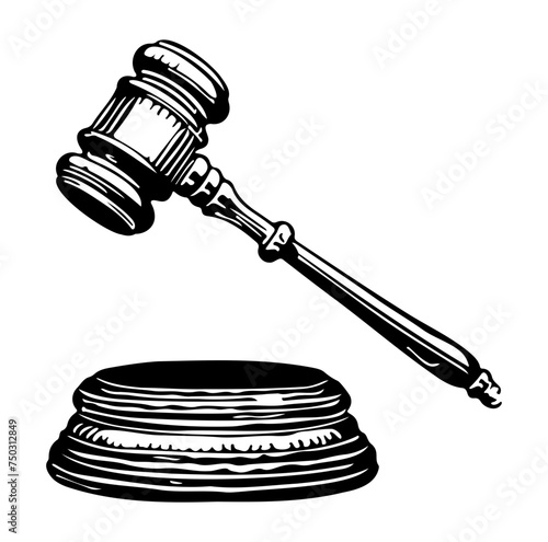Judge gavel icon