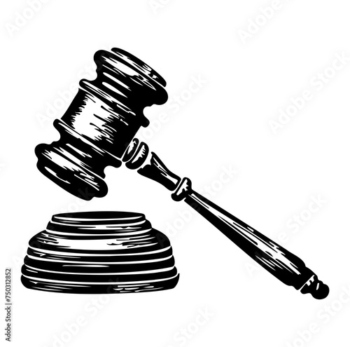Judge gavel icon