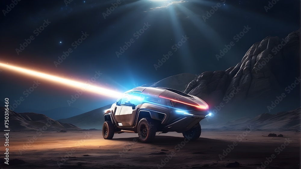 Unidentified Extraterrestrial Vehicle Shooting Light Beam Unidentified Extraterrestrial Vehicle Shooting Light Beam