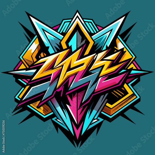 Tshirt Sticker Design of Street Style Icon Pay homage to streetwear culture with a bold and edgy design inspired by graffiti art and hip-hop aesthetics