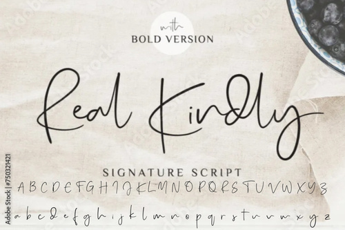 Best Alphabet  Brush Script Font. handwritten type font lettering