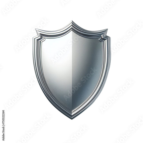 Fortress of Protection: A Metallic Shield Representing Safety