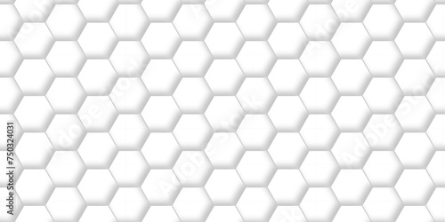 Fototapeta Naklejka Na Ścianę i Meble -  Minimal modern cubes geometric tile and mosaic wall grid backdrop hexagon technology wallpaper background. black and gray geometric block cube structure backdrop grid triangle texture vintage design