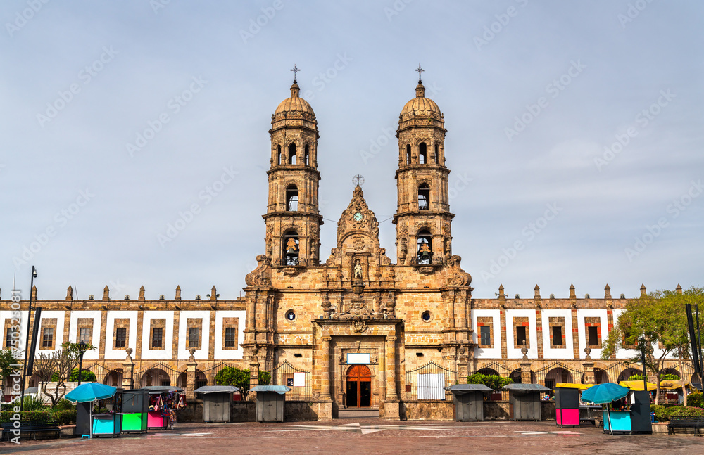 Basilica of Our Lady of Zapopan near Guadalajara in Jalisco, Mexico